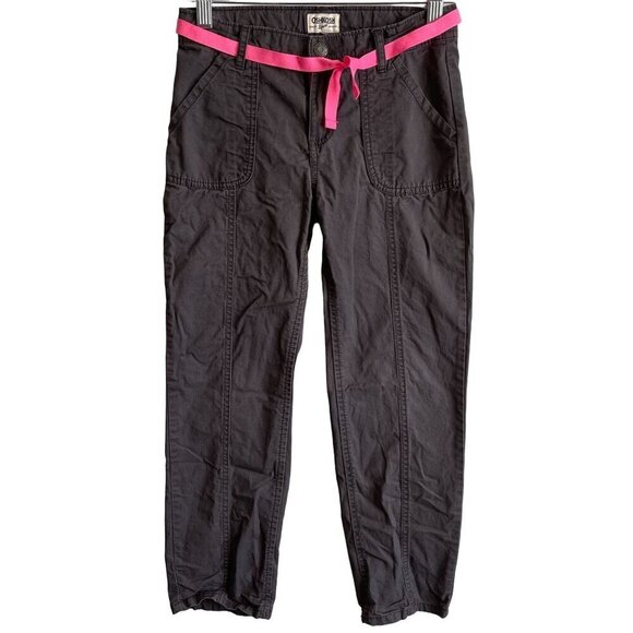 Oshkosh B'gosh Dark Gray Pants Adjustable Waist Girls 10 - Picture 1 of 12